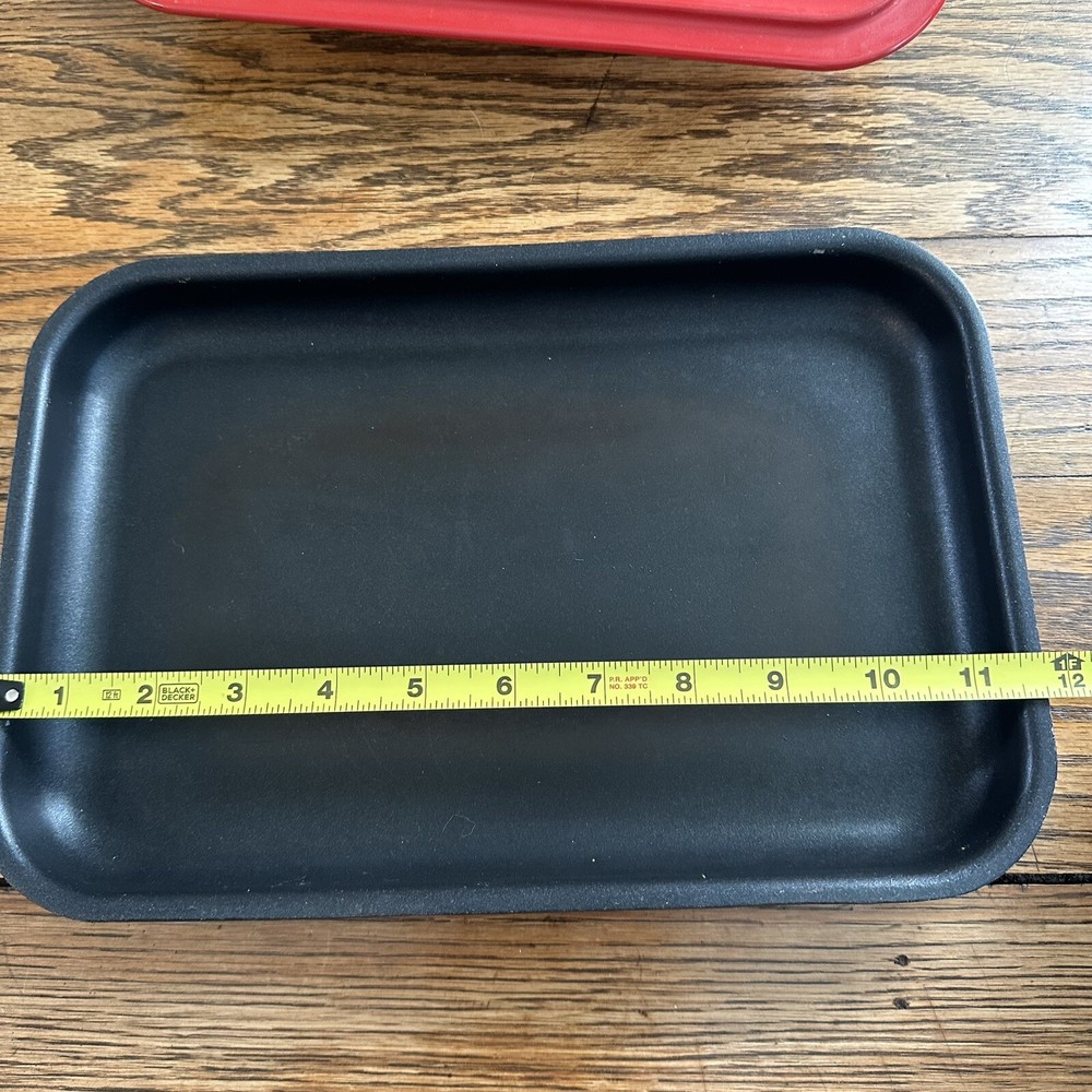 BRUNO BOE021 Replacement Red Lid & Hot Plate Only Preowned