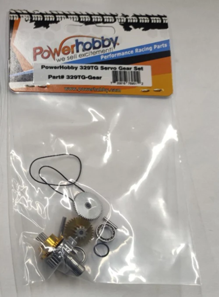 NEW Powerhobby 329TG Servo Replacement Gear Set
