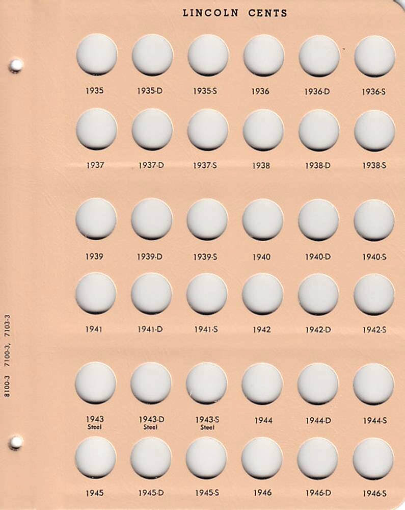 Dansco Album 8100 Lincoln Cent 1909-2009 including Proofs-Only Book Penny