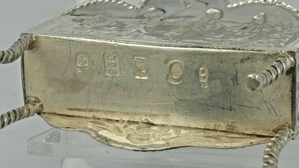 Miniature silver bench