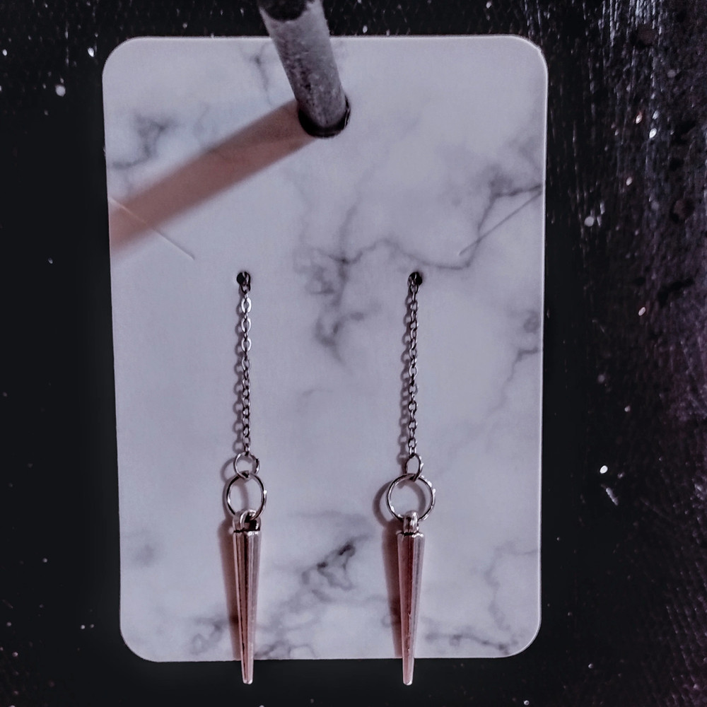 Stake Chain Earrings