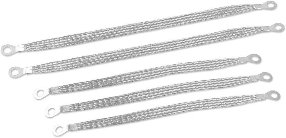 10PCS Car Truck Firewall Engine Body Engine Ground Strap Tinned Copper Cable Kit