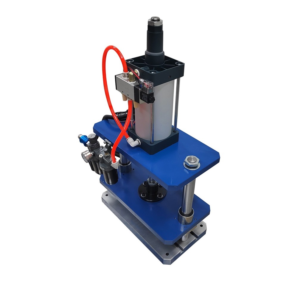 110V 1763lbs Pneumatic Punch Press Machine with Controller 5.9-1.96in Two Column