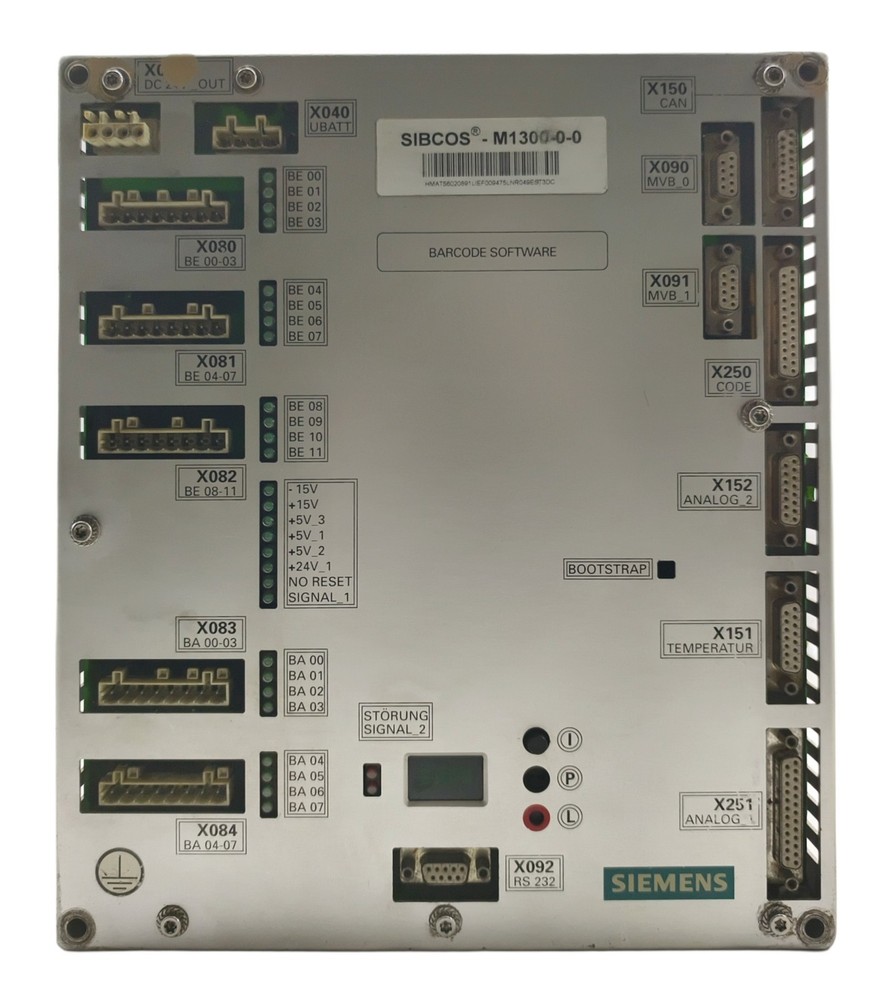 SIEMENS SIBCOS M1300-0-0 Barcode Software SIBCOSM1300 Master Control Unit