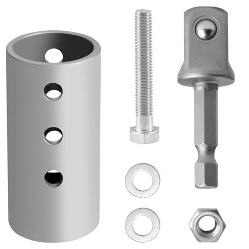 Trailer Jack Electric Drill Adapter with 1/2 Inch Socket Adapter Bit