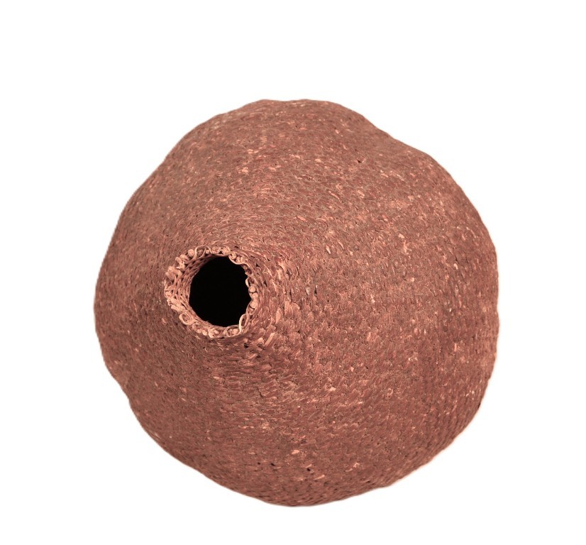 Paiute Pine Pitch Tus Basket ca. 1890 14.25" H x 9" D Hand Woven