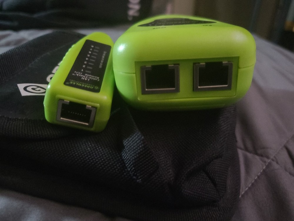 Greenlee #1574 LAN Cable Check for Testing UTP & Phone Patch Cables Kit