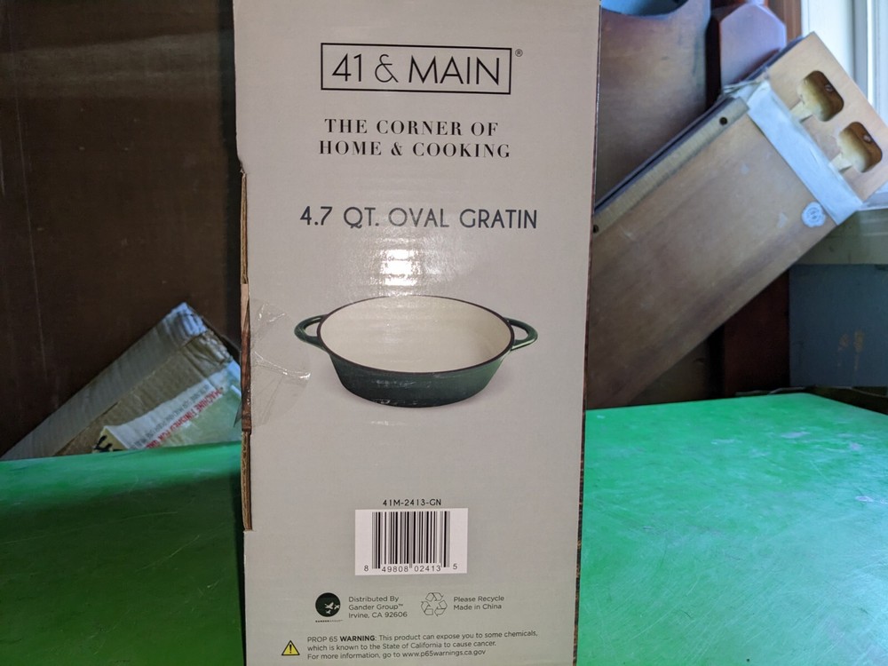 41 & MAIN 47. QT OVAL GRATIN