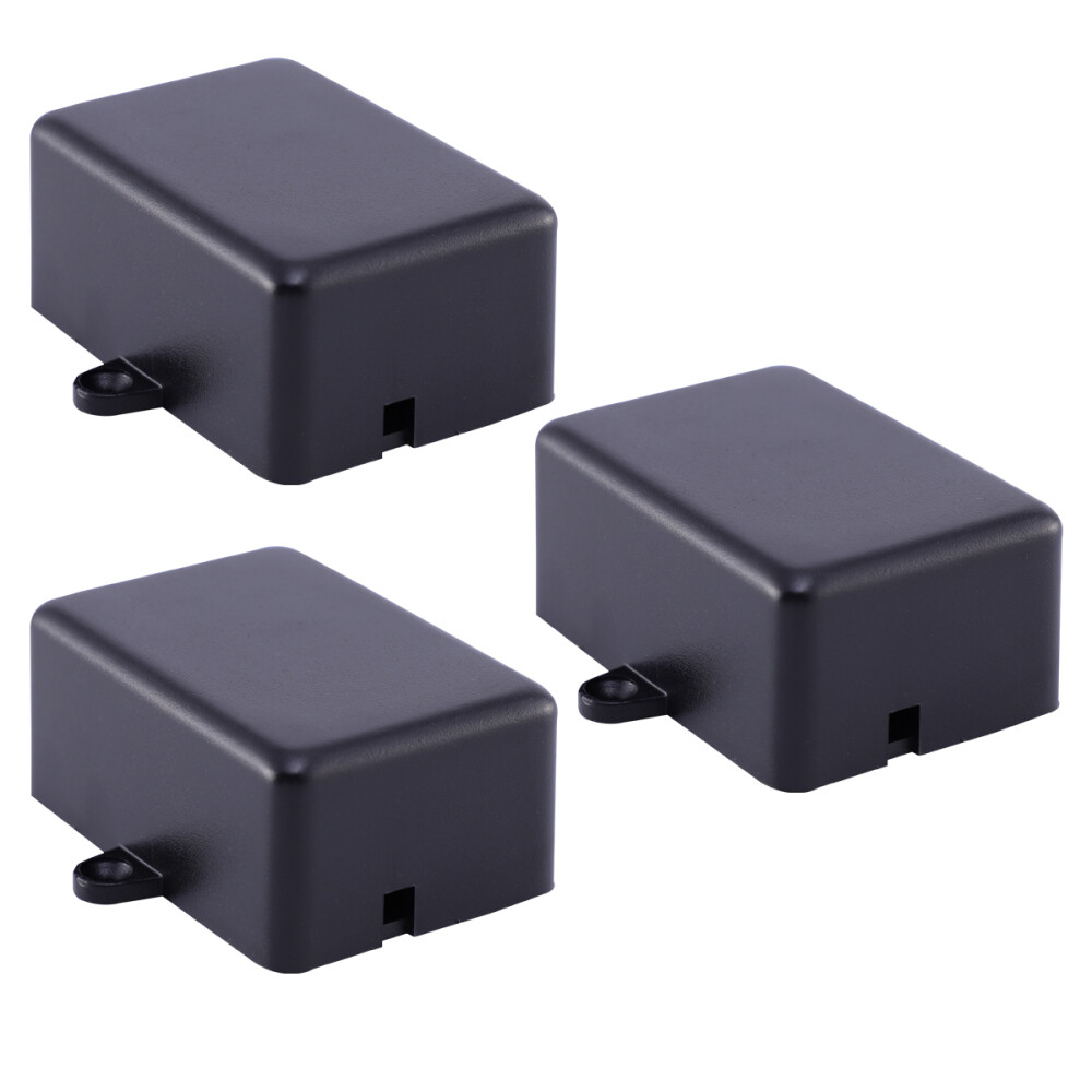 3 Pcs Small Project Box Enclosure Black Box Electronic Project Box