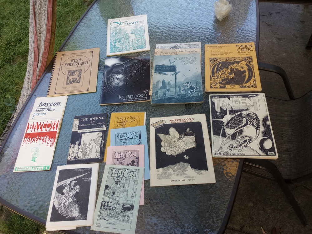 Sci Fi Convention Program Lot. Real Musgrave .Vintage Progress Reports