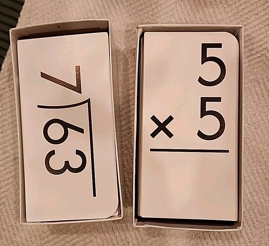 Trend Enterprises Flash Cards ~ Multiplication & Division 0-12