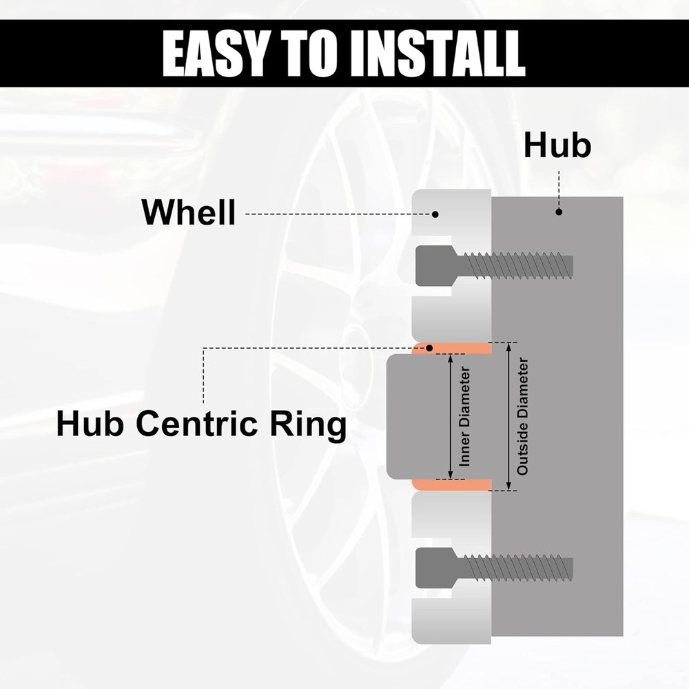 Hub Centric Rings Wheel Bore Spacer