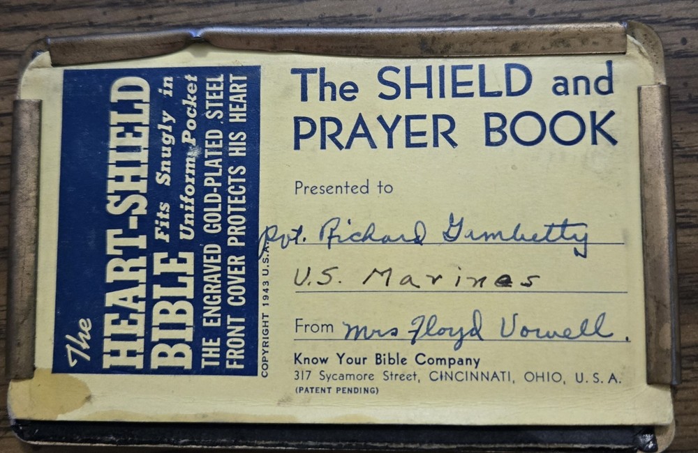 World War 11 Relic HEART-SHIELD