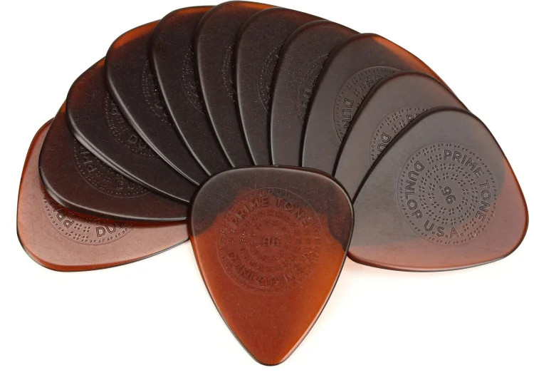 Dunlop 510R096 Primetone Standard Grip Guitar Picks .96mm 12-pack