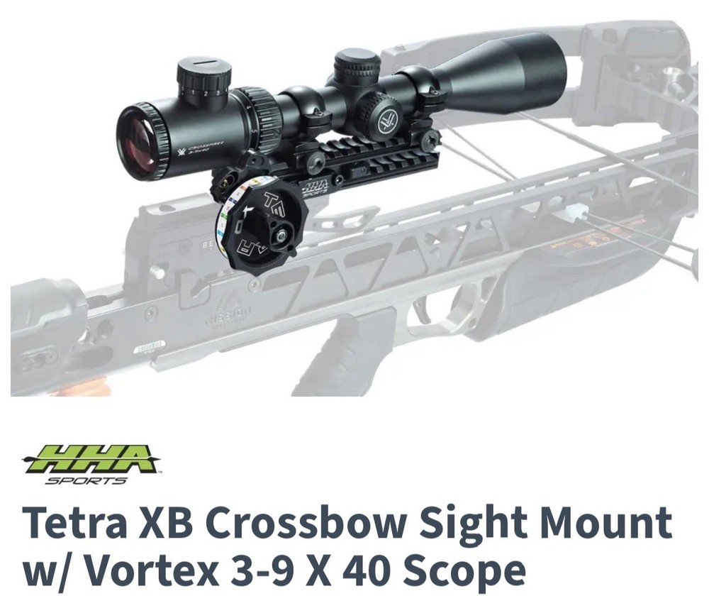 HHA Crossbow Mount with Vortex Scope