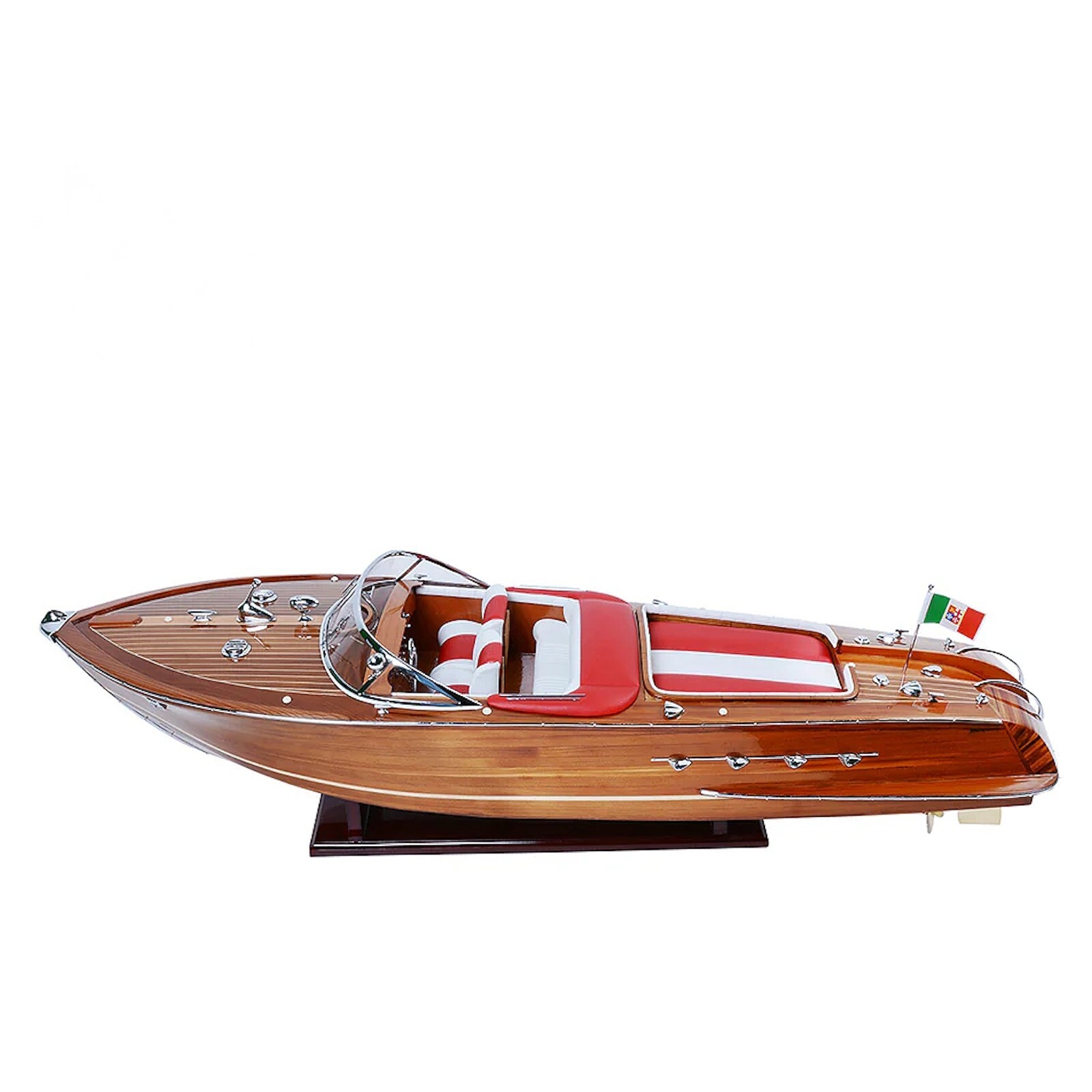 Custom Made Riva Aquarama Model Boat - Handmade Exclusive Edition 35" Speedbot
