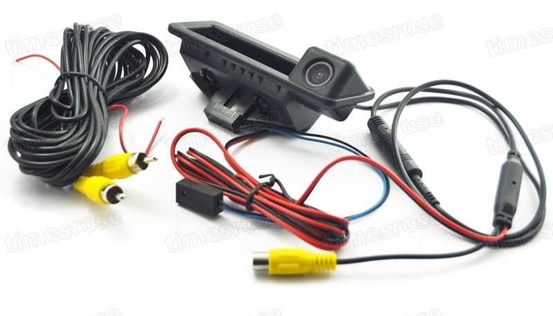 Car Trunk Handle w/ CCD Rear View Backup Camera for BMW 3-Series E90 E91 E92 E93