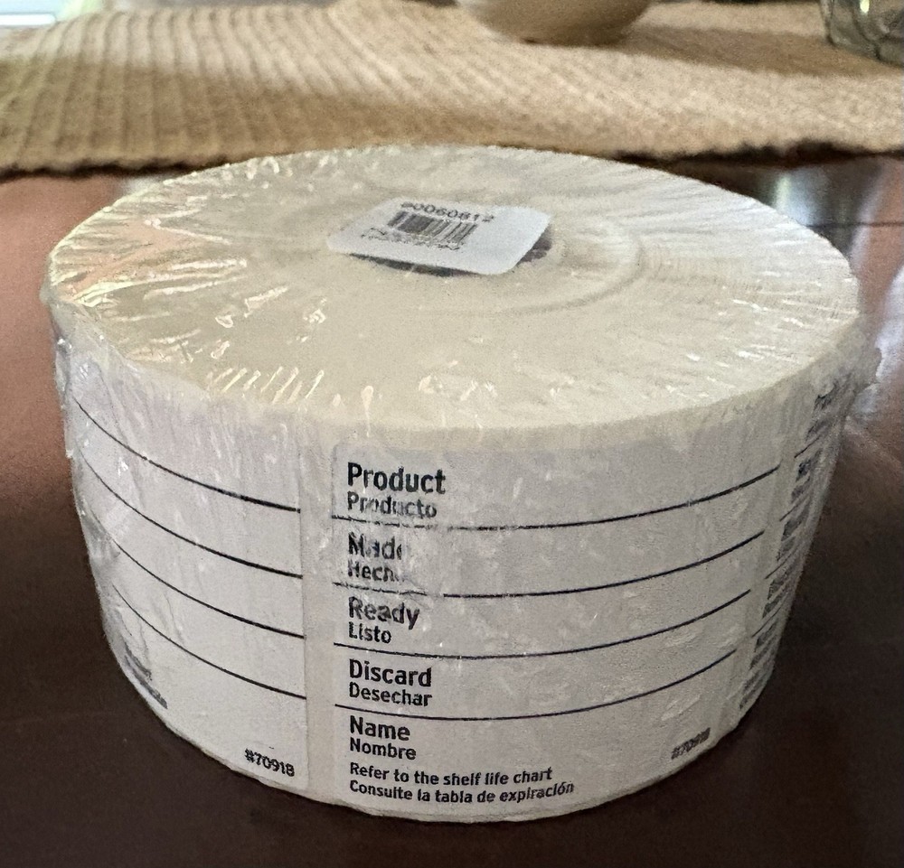 Ecolab 2000 Ecolab Durable Daydots Flex Product 2”x2” Labels