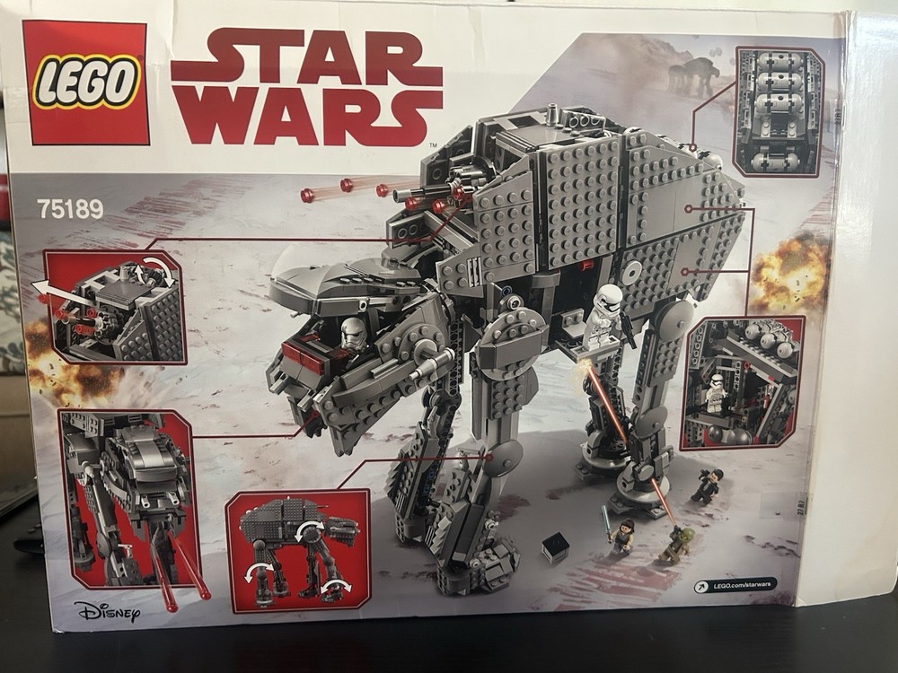 Lego 75189 First Order Heavy Assault Walker Open Box