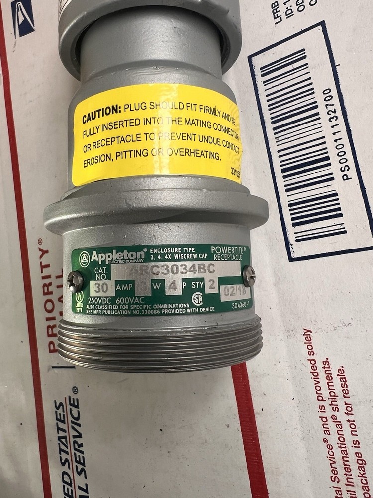 ARC3034BC Appleton Plug