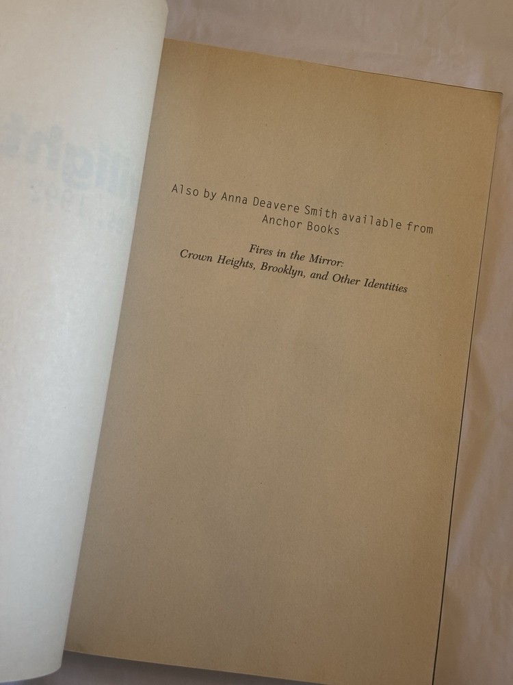 TWILIGHT LOS ANGELES 1992 Anna Deavere Smith - SCRIPT