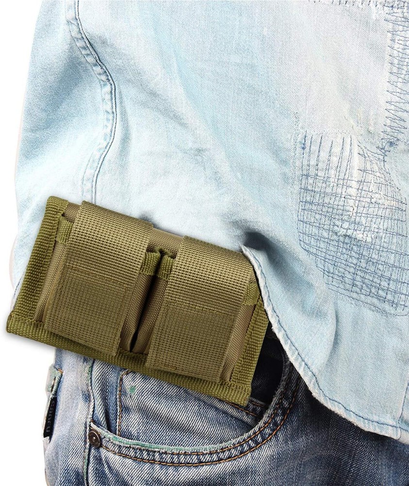 Speedloader Pouch Case Holder Nylon Tactical Double Speedloader Belt Universal