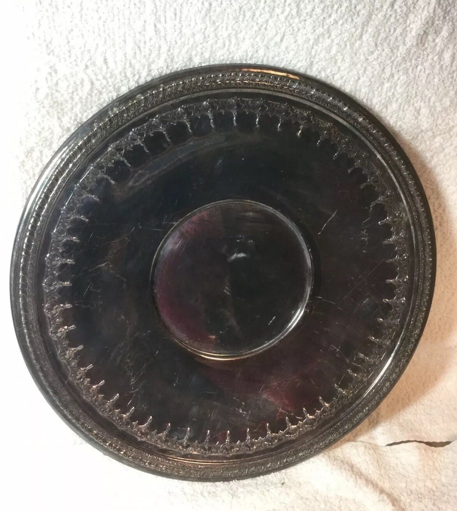 Reed And Barton Silverplate Serving Tray #1202