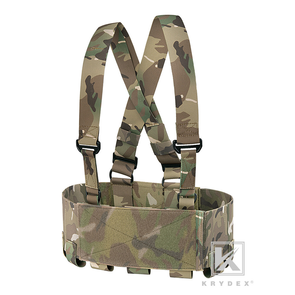 KRYDEX Concealed Carry Low-Vis 5.56 Ready Chest Rig Tactical Elastic Cummerbund
