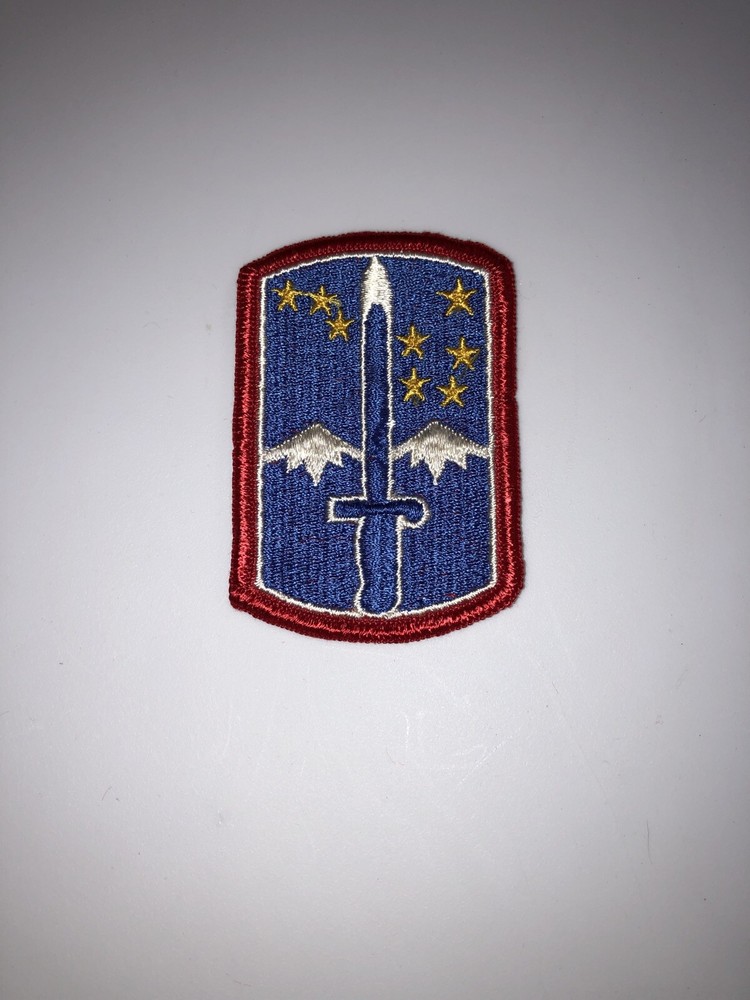 172nd Infantry Brigade U.S. Army Shoulder Patch Insignia