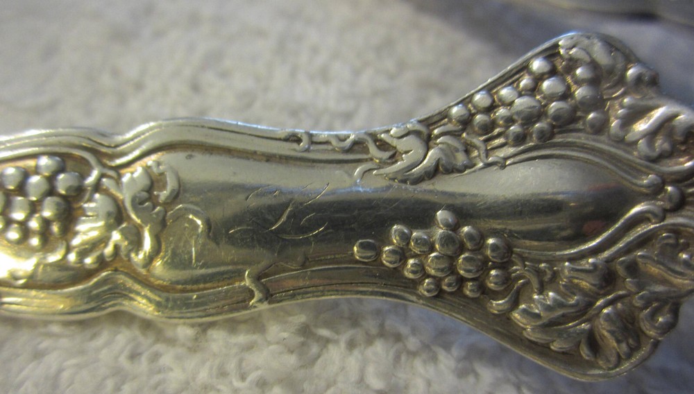 4 antique set,1847 Rogers Bros. A1 Fruit Spoons Pattern Silverplate 1904 VTG lot