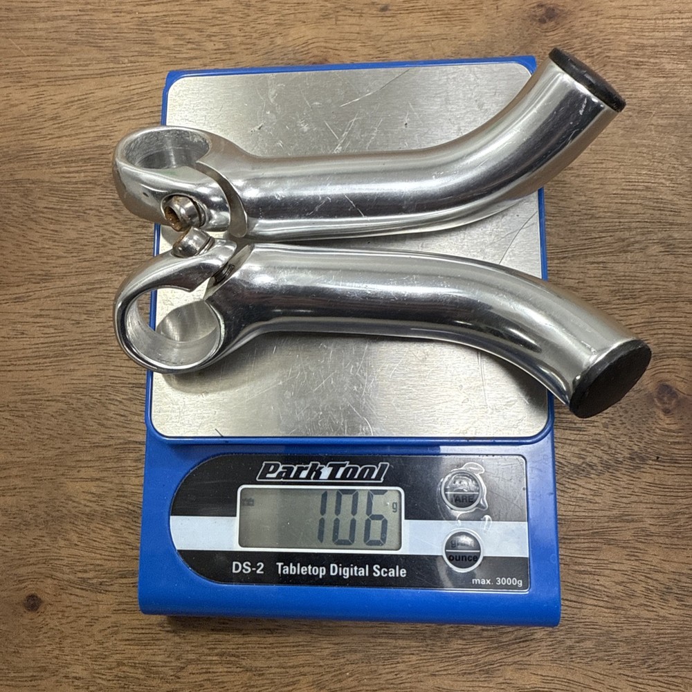 Silver Power Tools Bar Ends Mountain Bike Handlebar Extensions