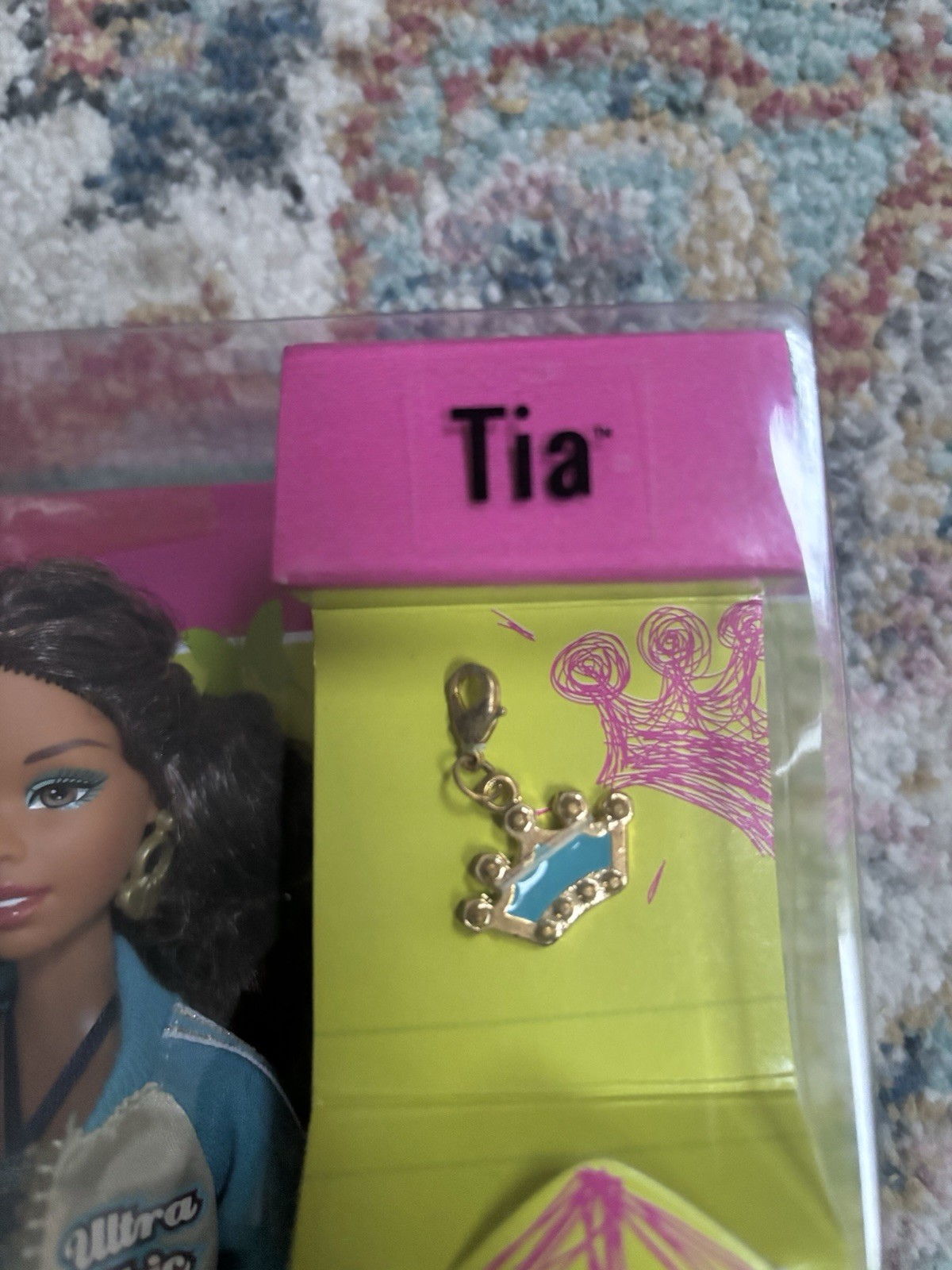 Collectable Tia From The Barbie Diaries 2005 Series Brown Hair Blue Outfit NIB