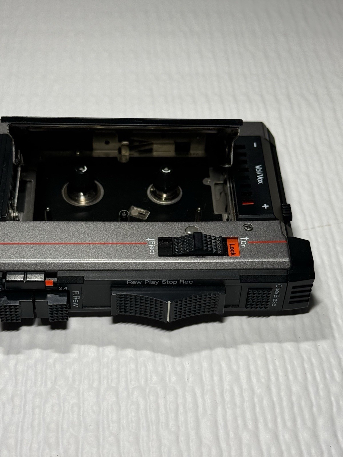 Vintage Dictaphone 3253 Voice Processor Micro Tape Recorder w/ Case - Powers On