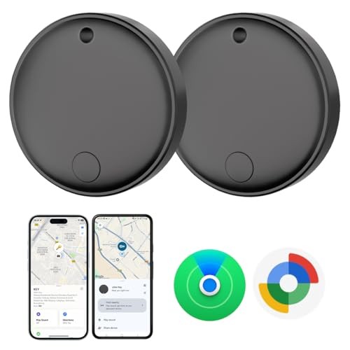 Smart 2 Black Key Finder Tracker Tags for Android & iOS