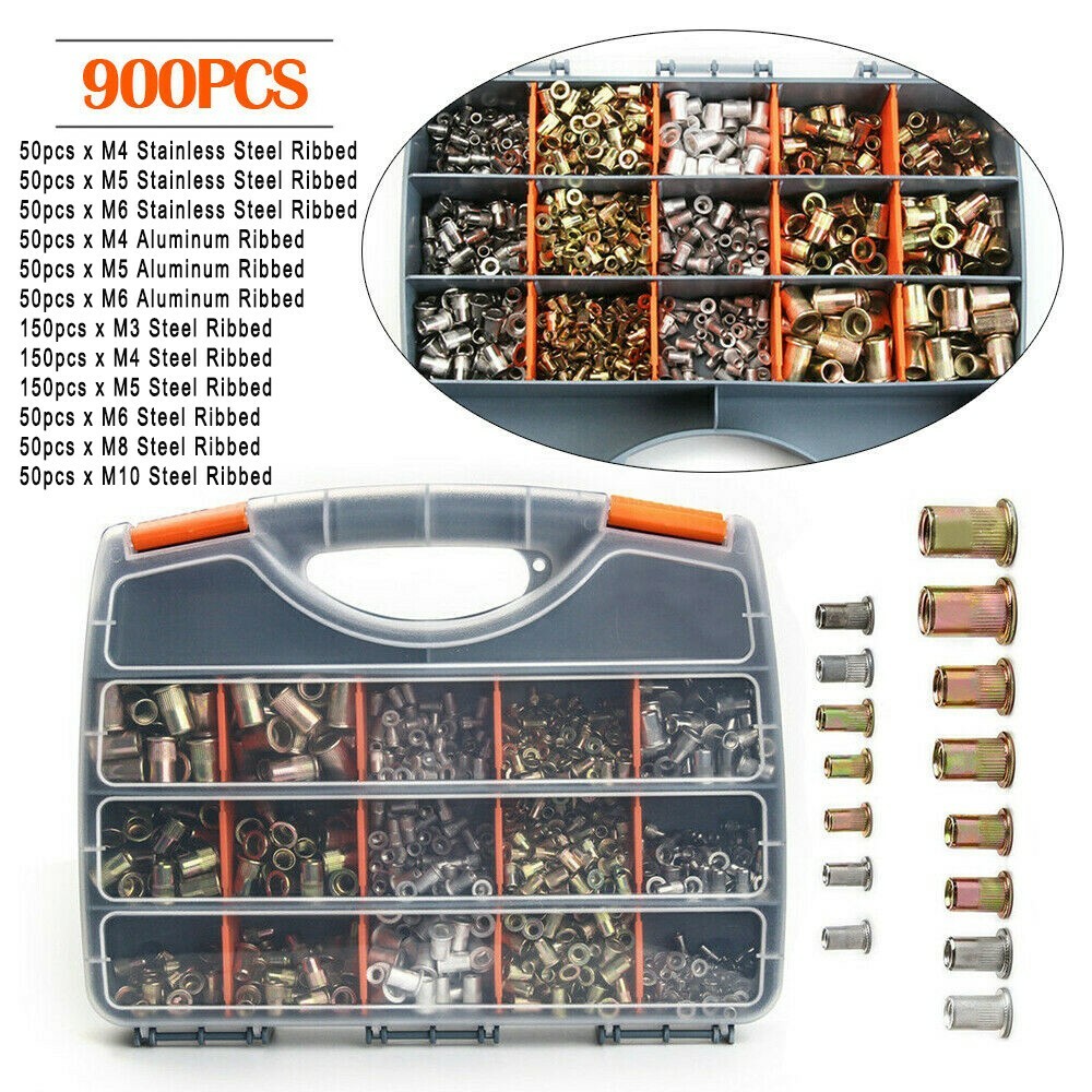 16"Rivet Nut Gun Kit Rivnut Tool Nut Setter Thread Setting Nutsert Tool 1010 Nut