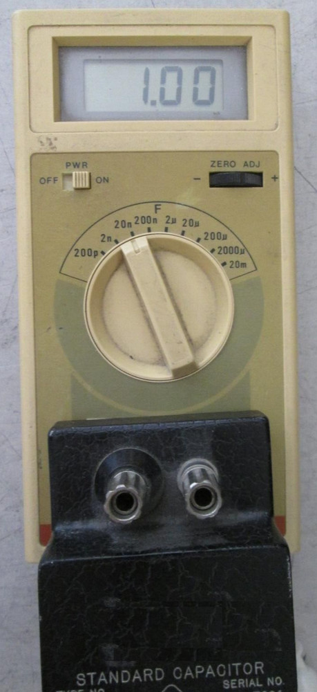 Capacitance Meter ALL MEASUREMENTS OK! 1pF to 2000uF Beckman Circuitmate CM20A