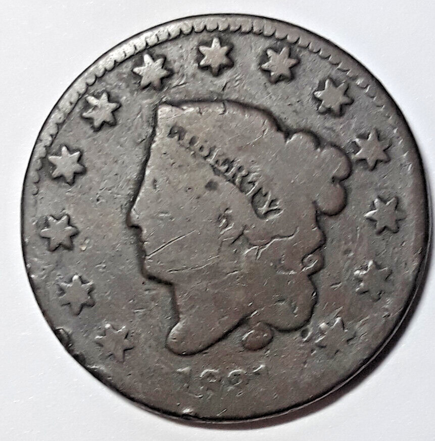 1831 Coronet Head Large Cent