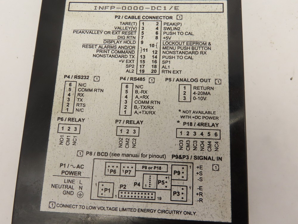 Newport INFP-0000-DC1/E Panel Process Meter / Controller