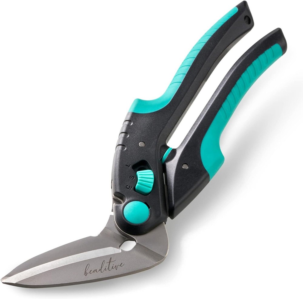Beaditive Heavy Duty Multipurpose Angled Craft Scissors 10" - Japanese...