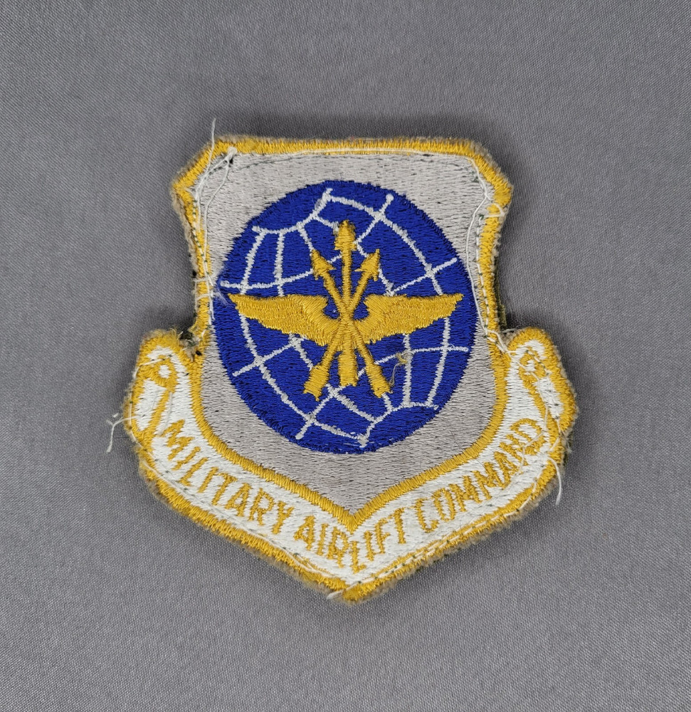 US Air Force Military Airlift Command Patch MAC AFB USAF Hook & Loop Embroidered
