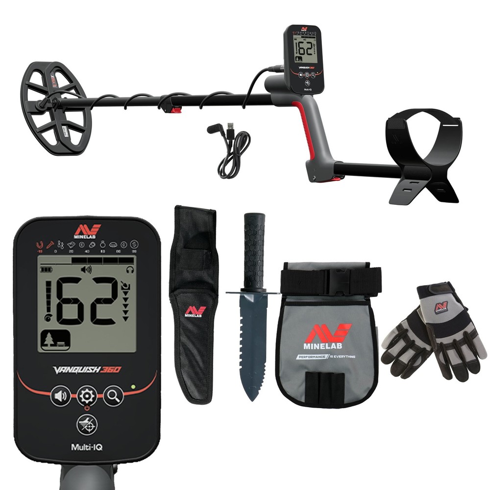 Minelab VANQUISH 360 Metal Detector with Adventure Pack Bundle