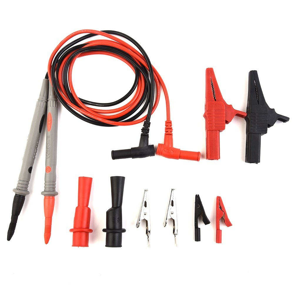 1000V 10A Digital Multimeter Leads Probes Test Clips Volt Meter Cable