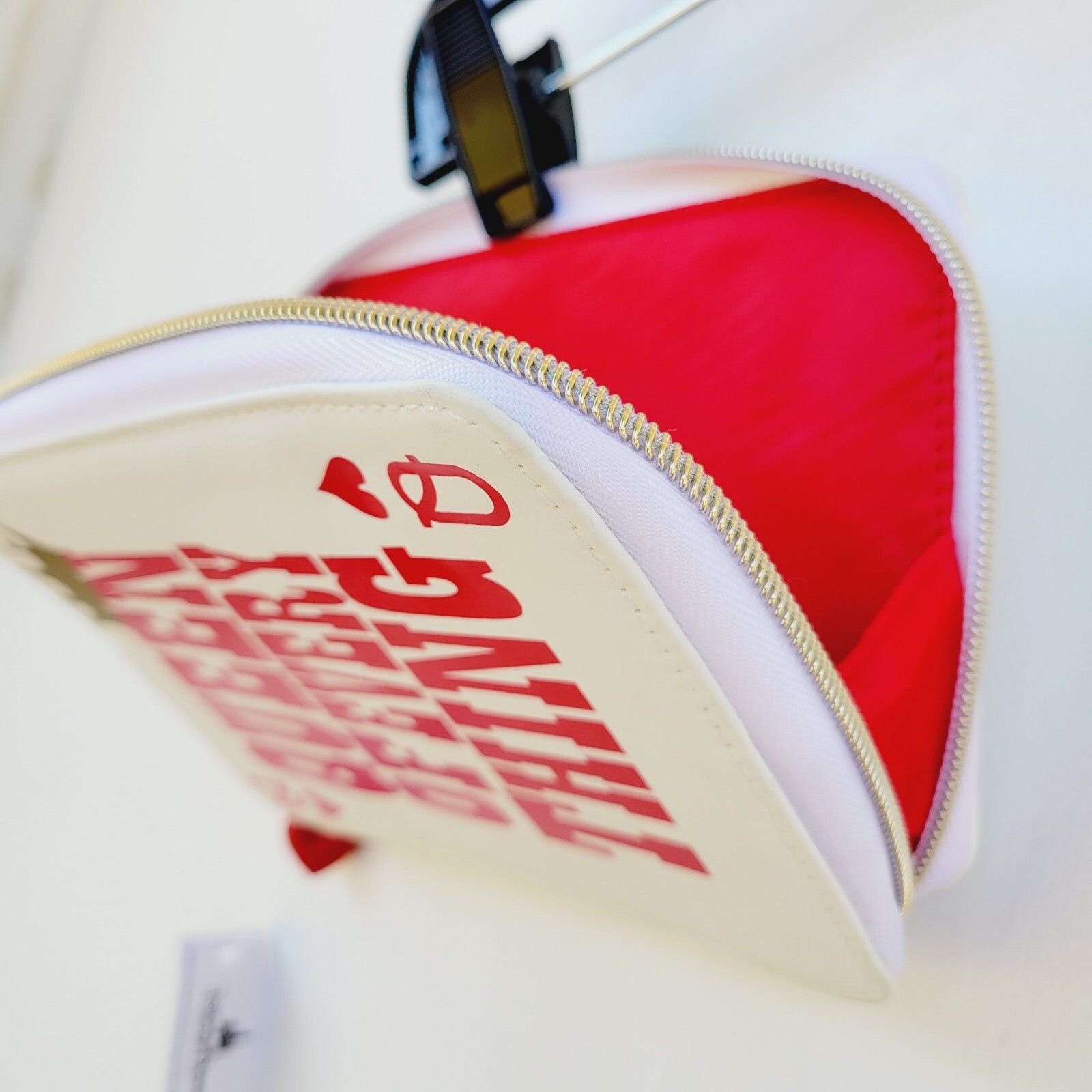 Disney Parks Alice in Wonderland Queen of Hearts Deck of Card Clutch *FLAW READ