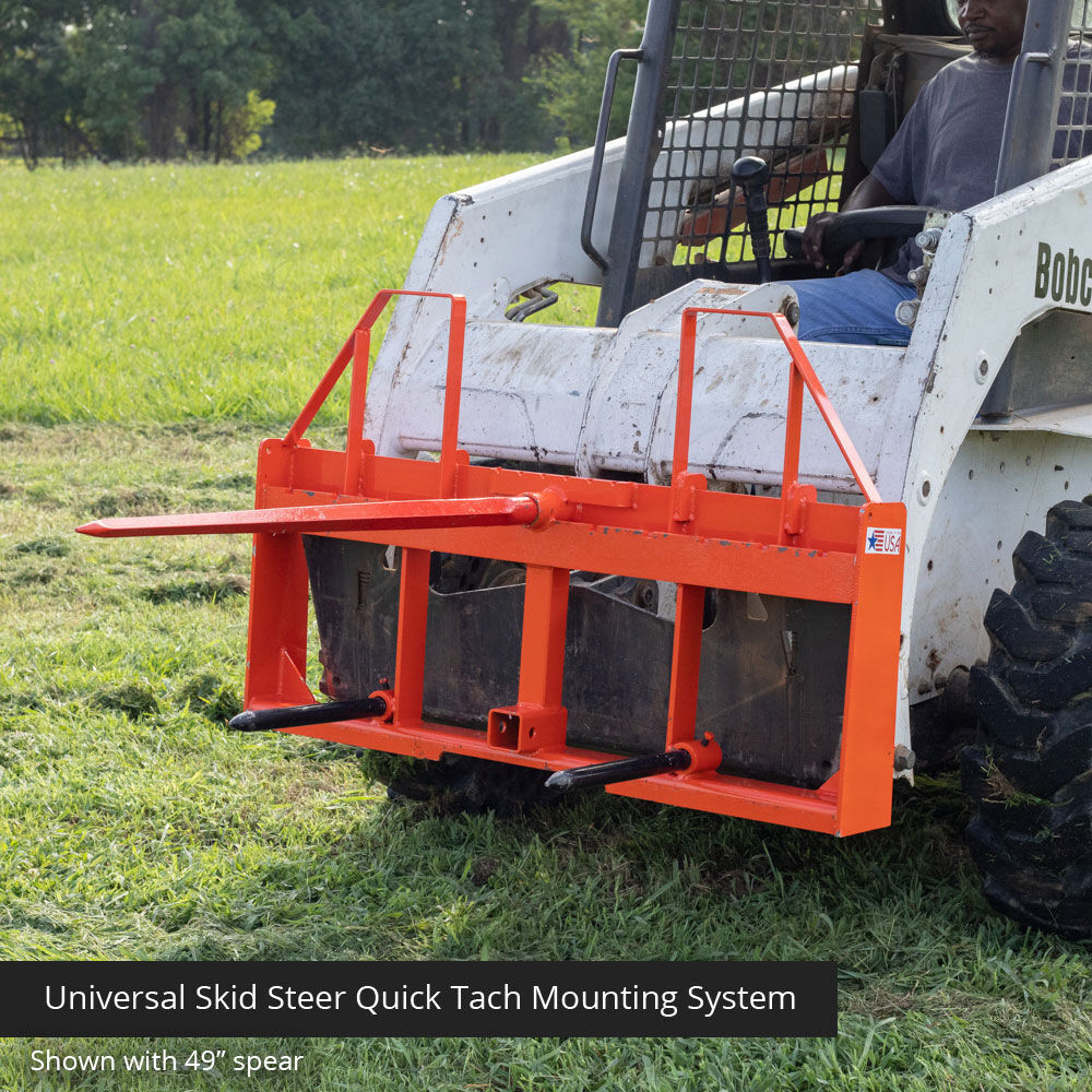 Titan UA USA Made Step-Through Hay Frame Attachment, 43in Spear