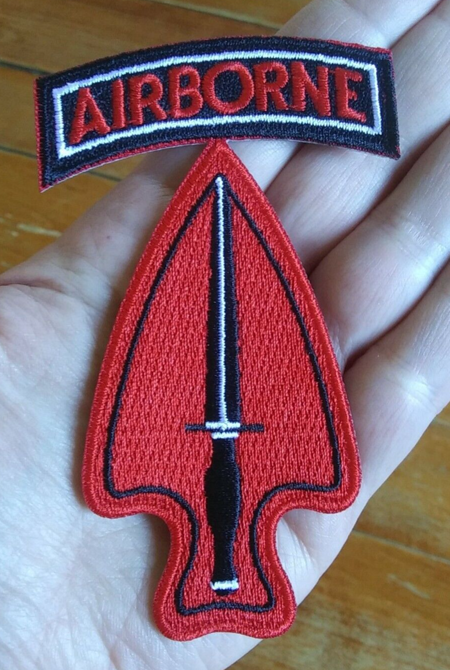 US ARMY ~ Special Operations Command SSI ~ AIRBORNE ~ Military PATCH