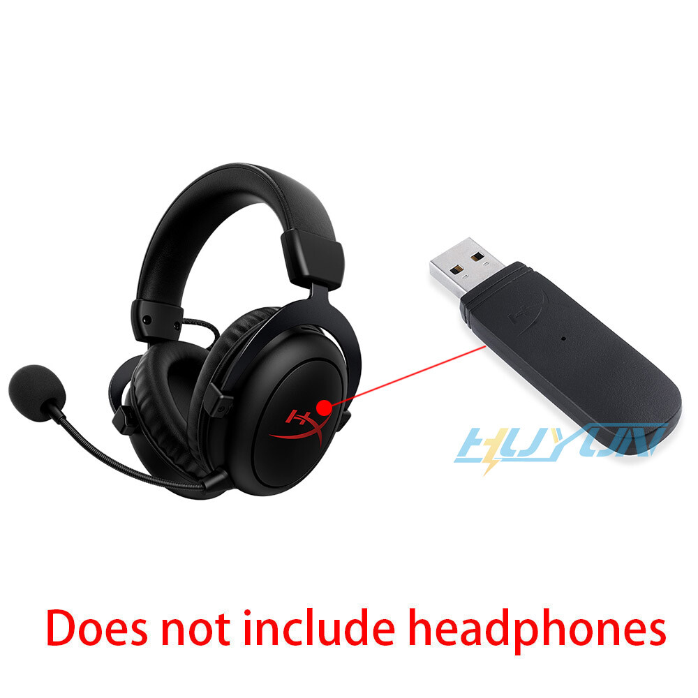 USB Receiver Adapter for Kingston HyperX Cloud II Core Wireless Headset