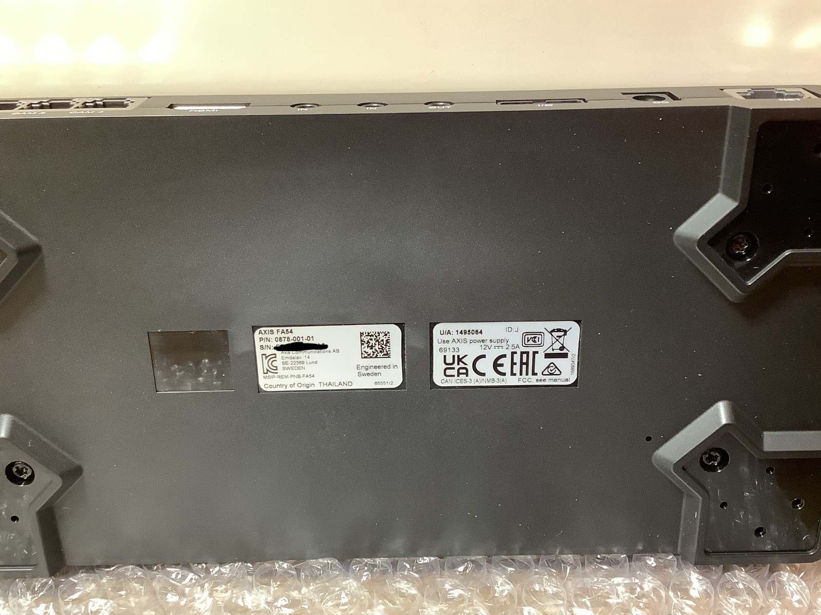 NEW Axis FA54 Main Unit 0878-004 Camera Sensor 4 Channel