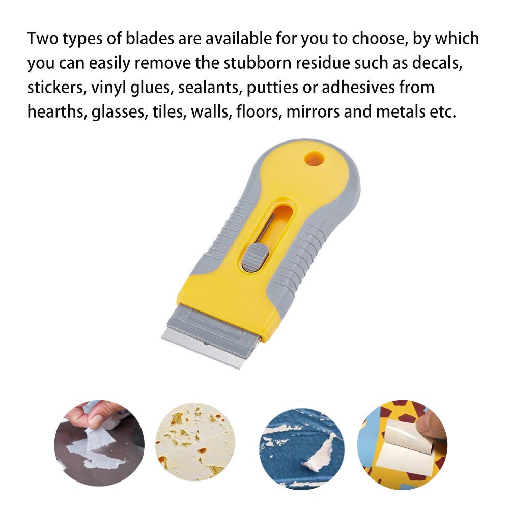 Razor Blade Scrape with 15pcs Extra Blades, Scraper Tool, Blade...