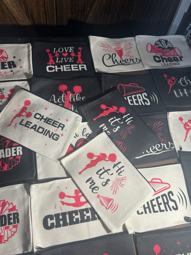 Cheerleading Makeup Pouches