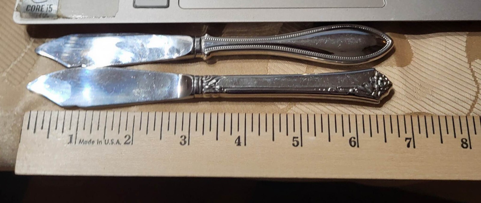 2 Different Master Butter Knife Silverware Flatware